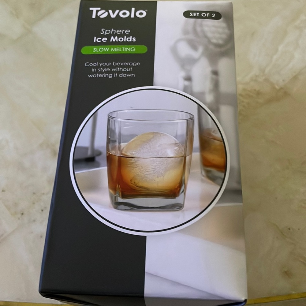 TOVOLO SET OF 2 SPHERE ICE MOLDS